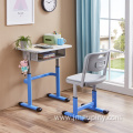 (Furntiure)Adjustable durable student desk and student chair